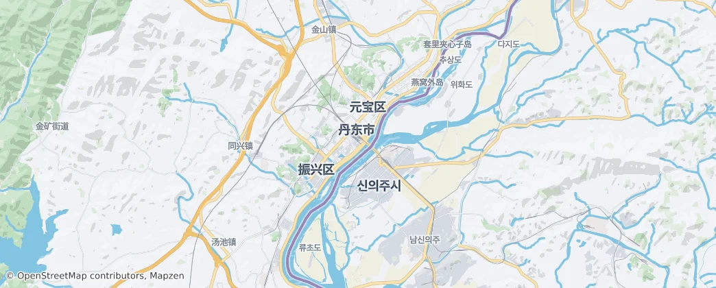 Dandong — Harita