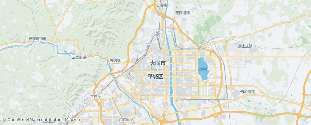 다퉁시 — 지도