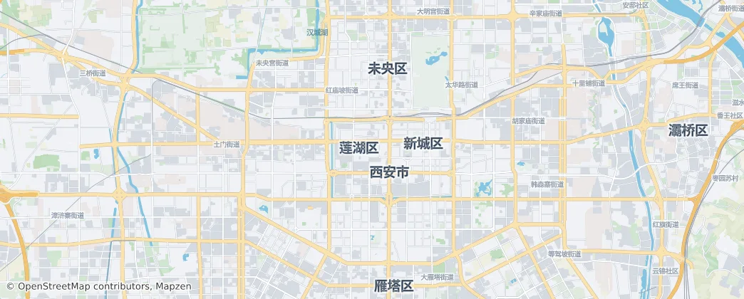 Lianhu District — Map