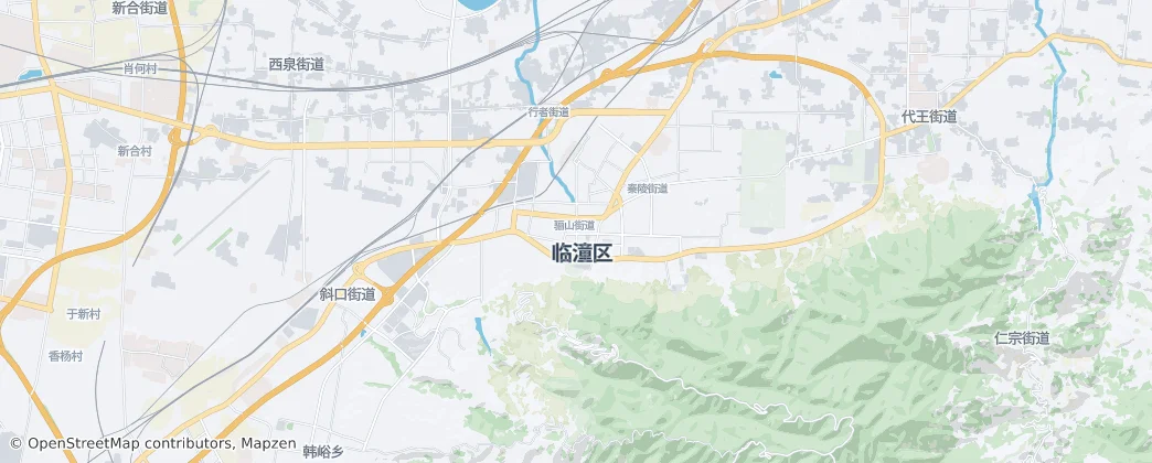 Lintong — Mapa