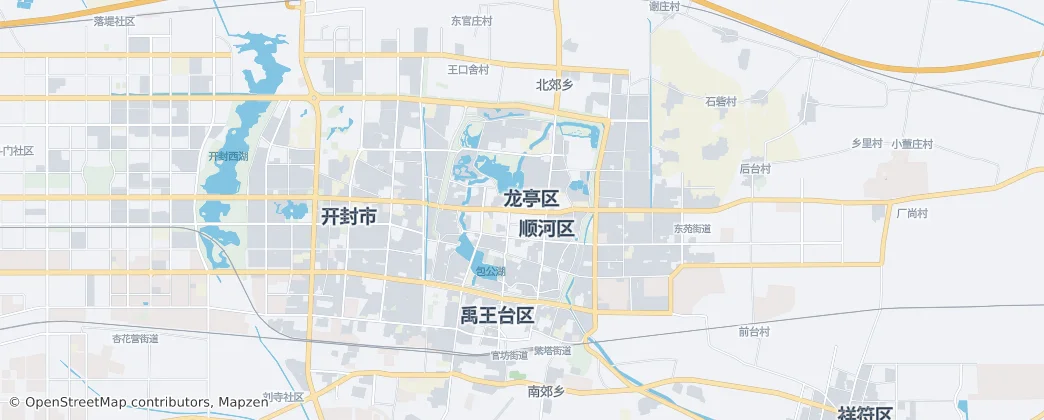 district de Longting — Carte