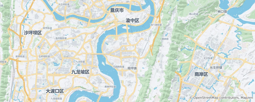 Mapa Nan'an District