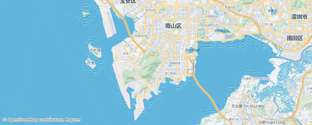 Nanshan District — Map
