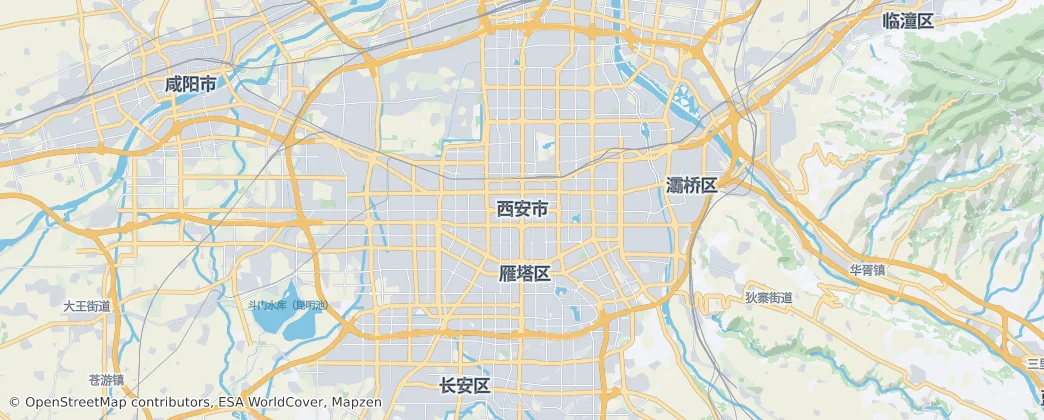 Xi'an — Mapa
