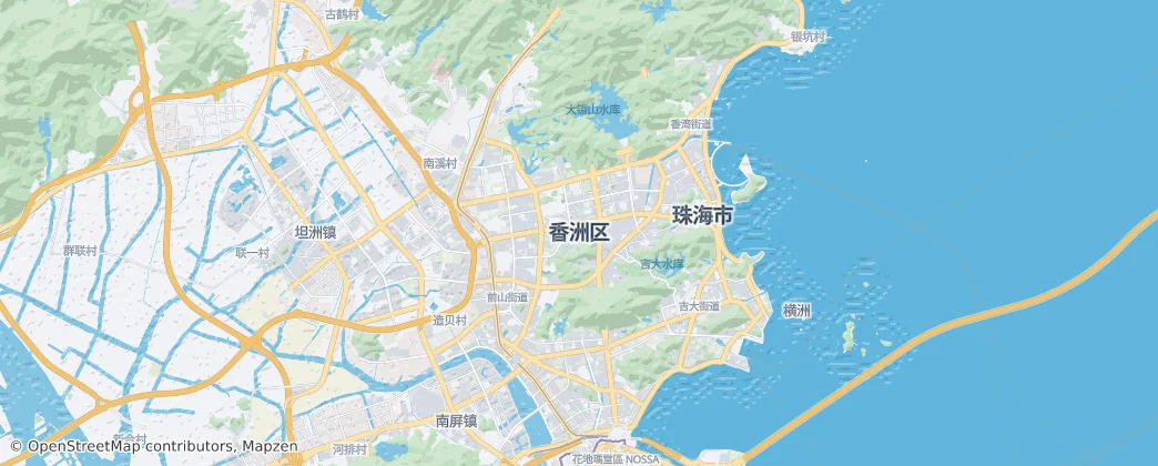 Xiangzhou District — mapa