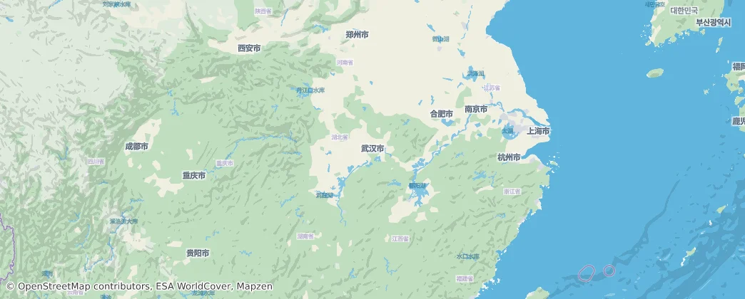 Jangtsekiang — Karte