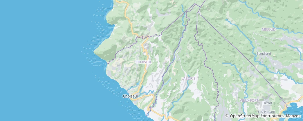 Map of Choiseul Quarter