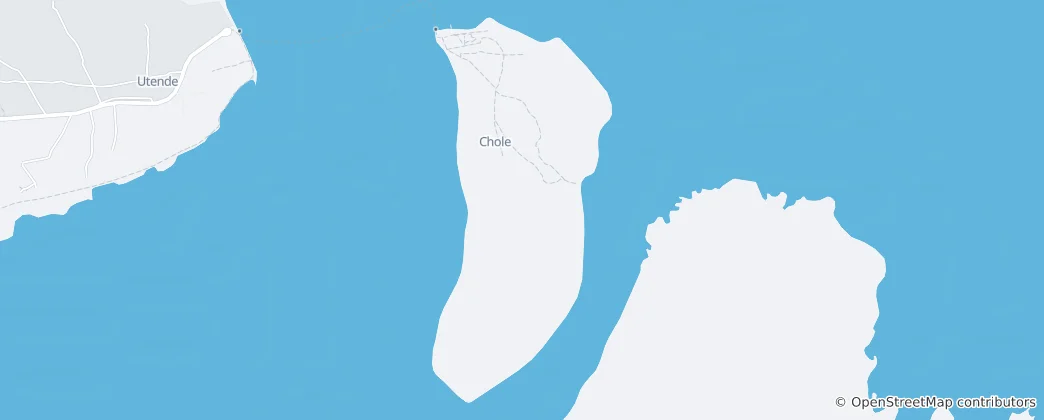 Mapa de Ilha Chole