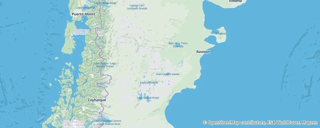 Karte von Chubut