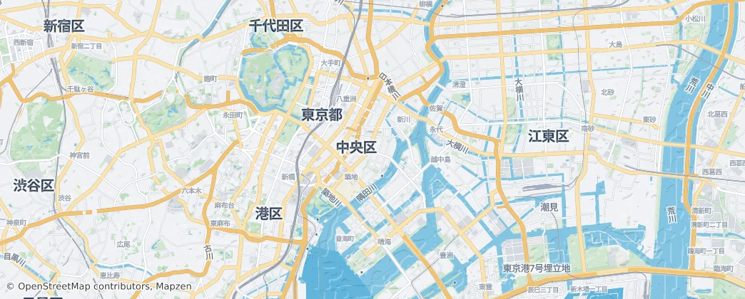 Chuo — Kaart