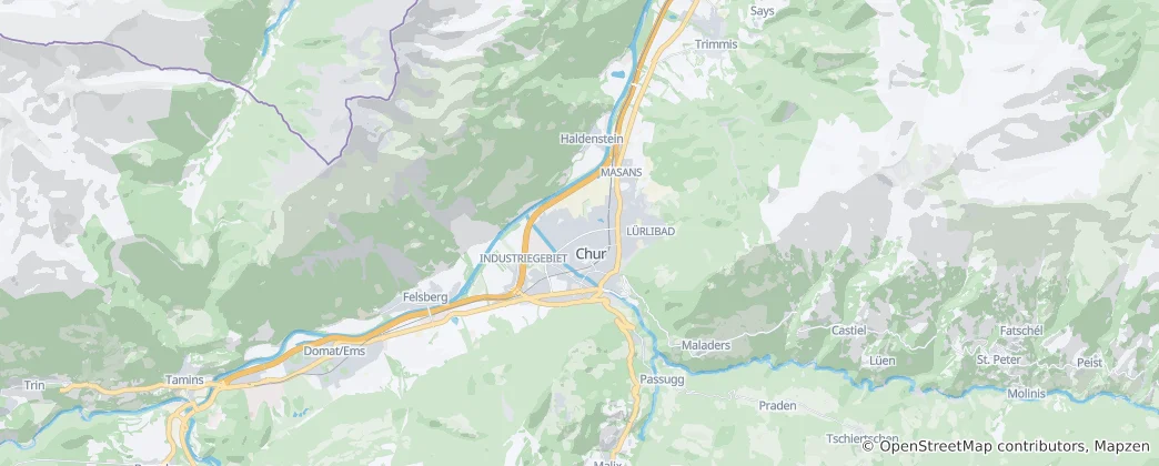 Mappa di Coira