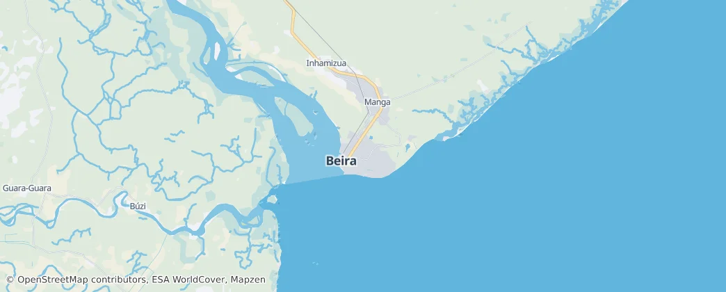 Cidade Da Beira — Map