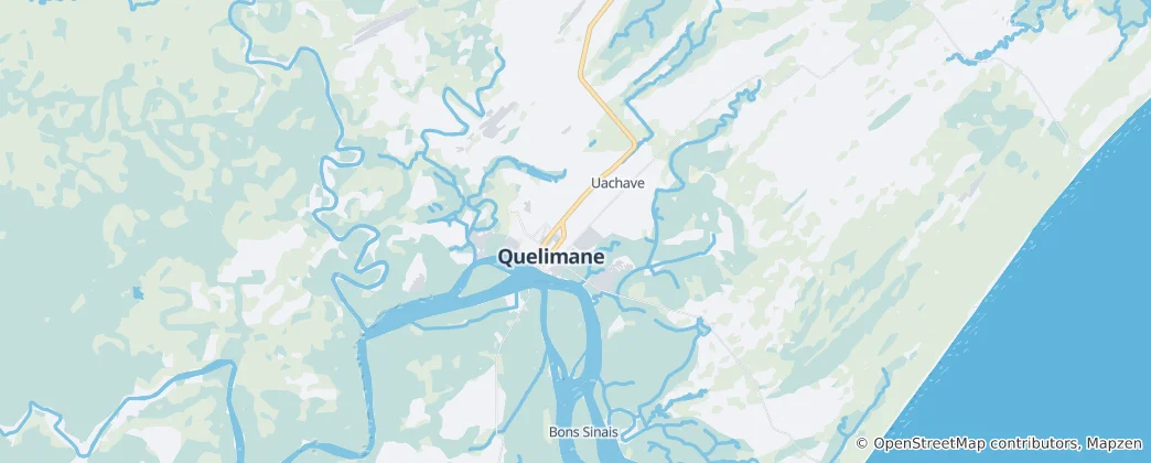 Mapa Cidade De Quelimane
