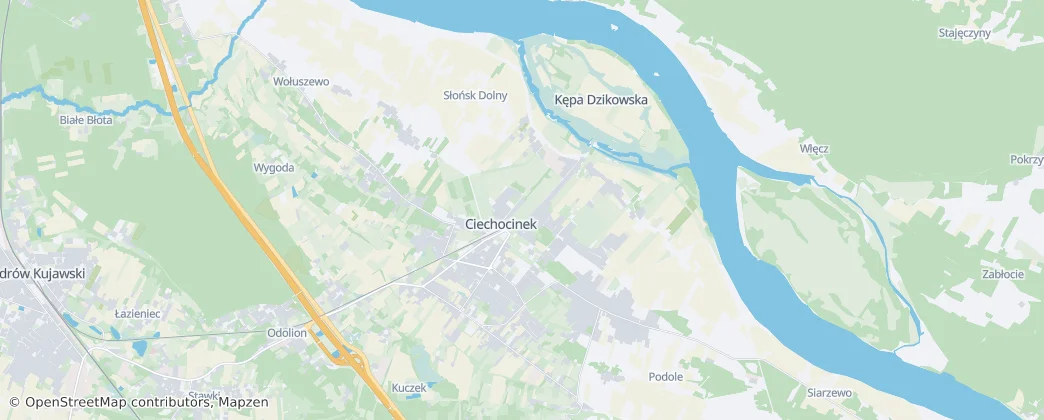 Ciechocinek — Map