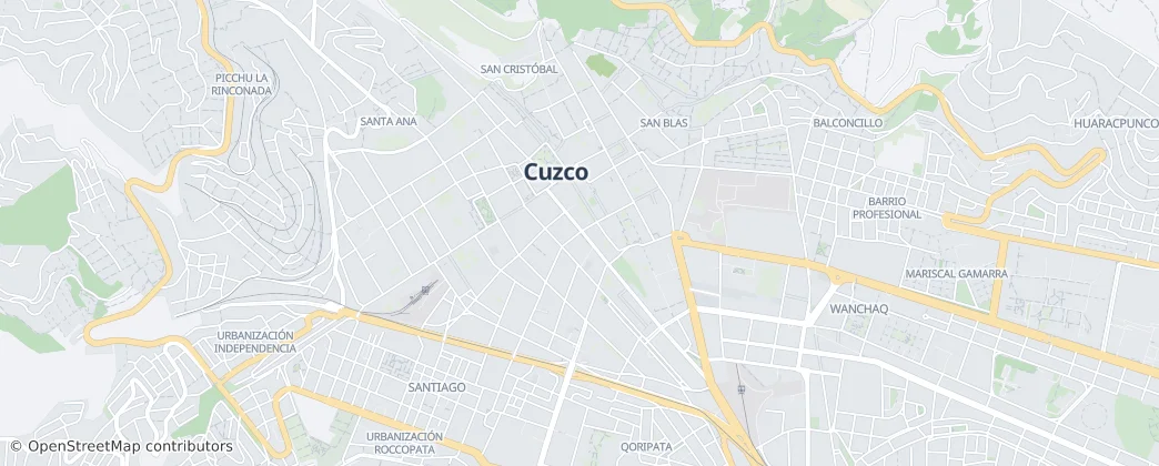 City of Cuzco — Harita