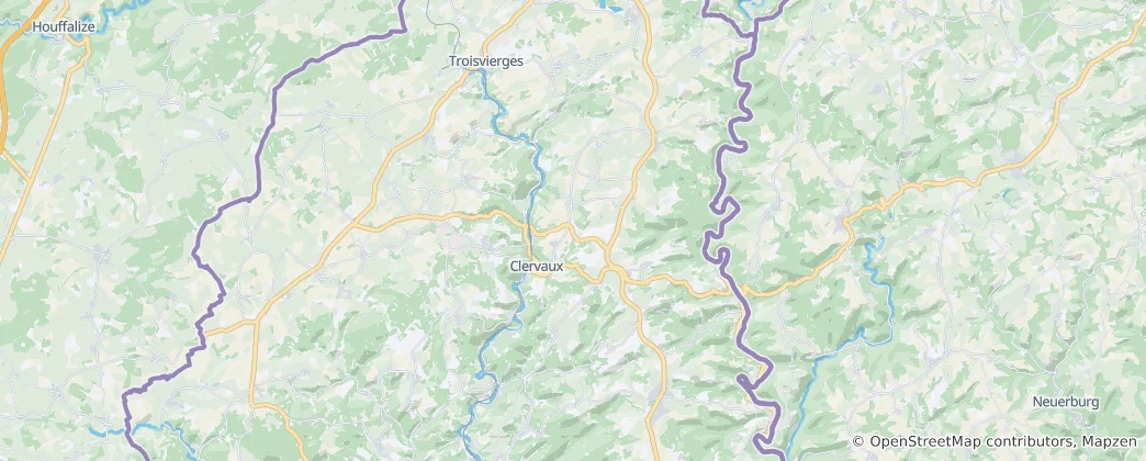 Map of Clervaux