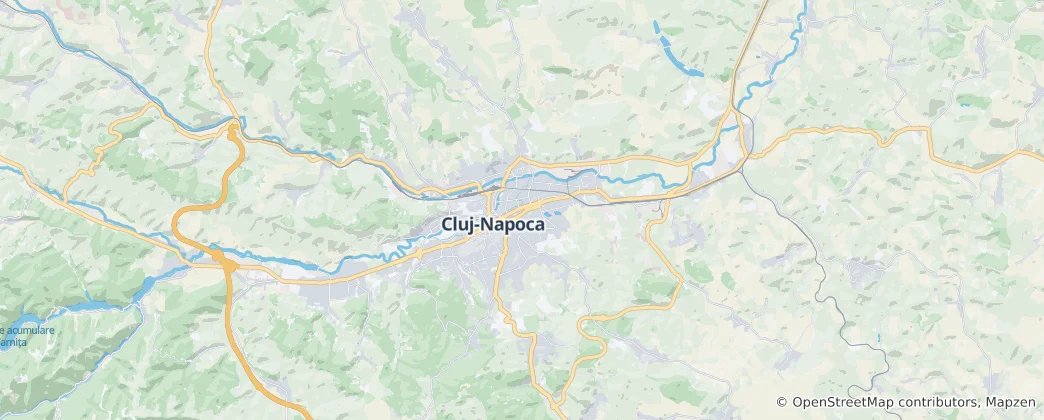Map of Cluj-Napoca