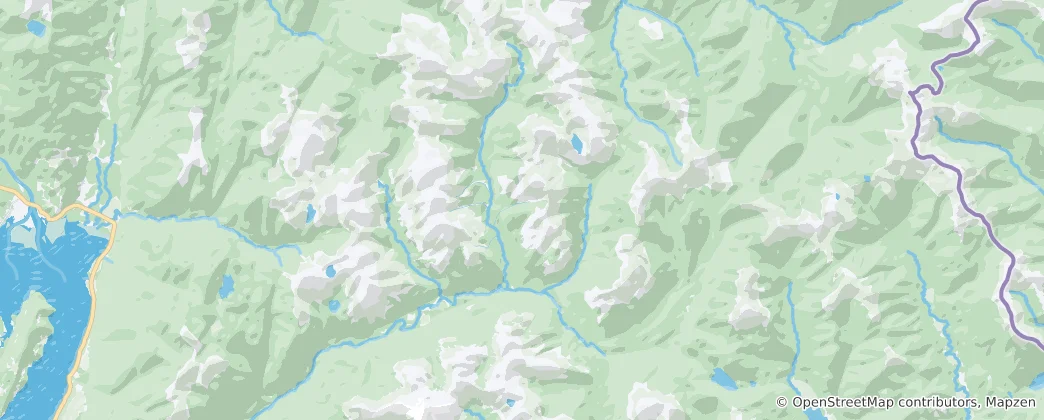 Mapa Cochamo Valley Nature Sanctuary