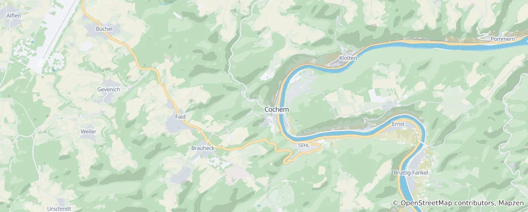Map of Cochem