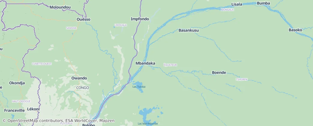 Map of Équateur