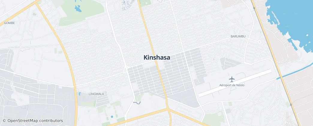 Kinshasa 지도