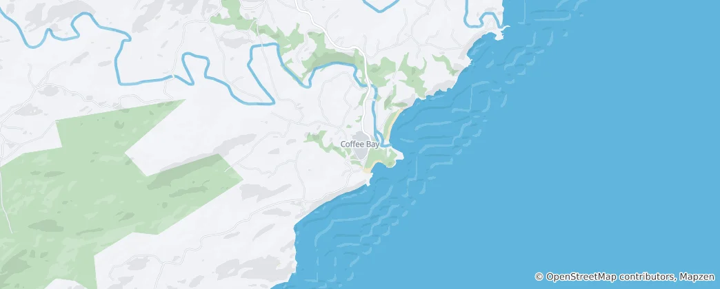 Térkép: Coffee Bay