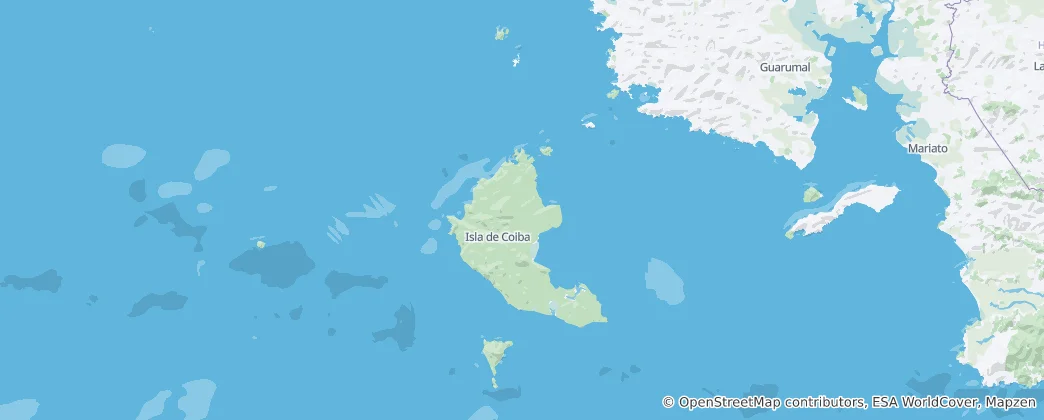 Map of Coiba