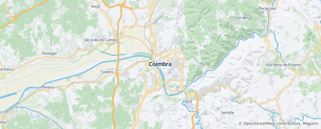 Map of Coimbra