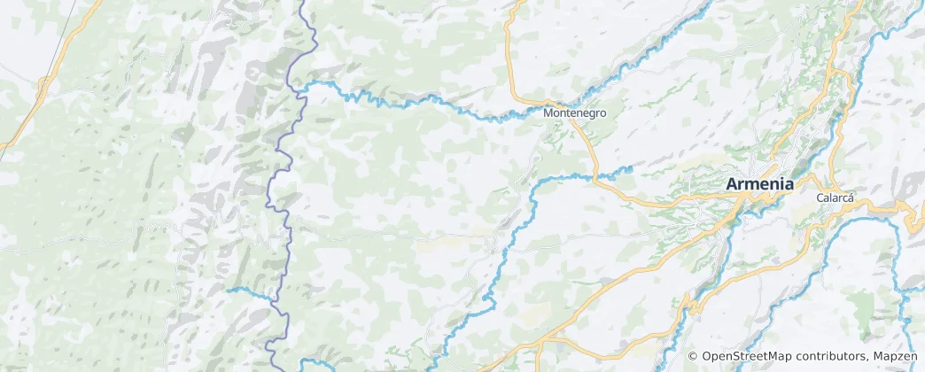 Mapa Montenegro