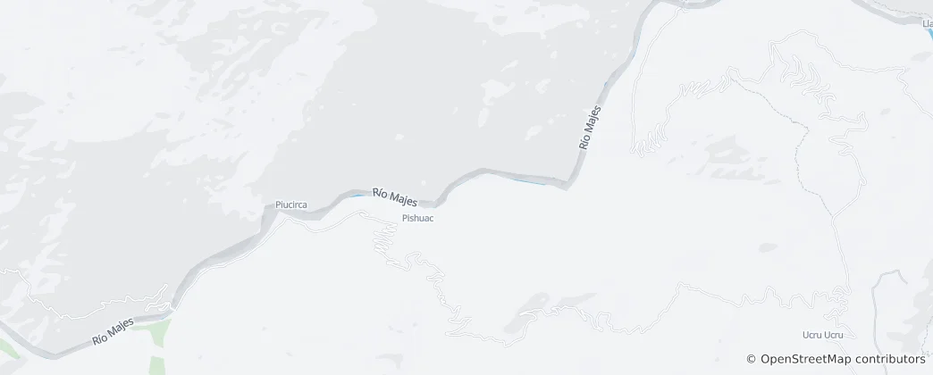 Karte von Colca-Tal