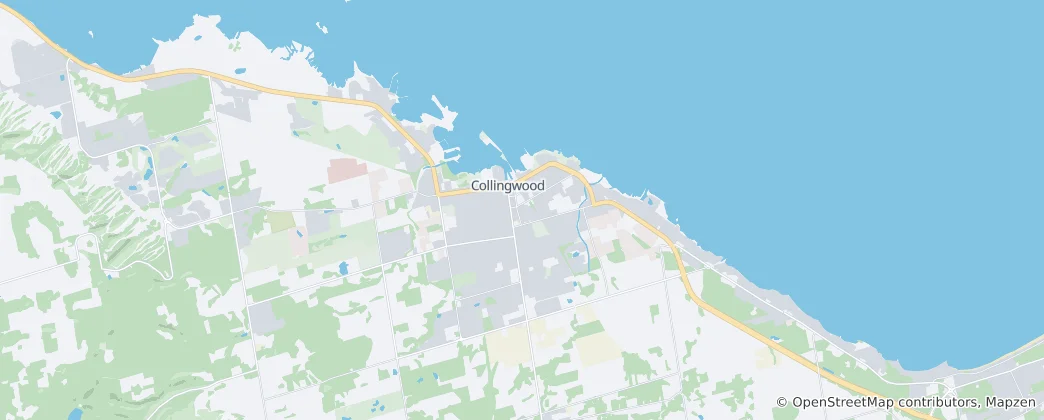 Mapa Collingwood