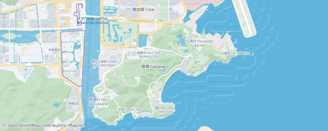 Coloane — Térkép