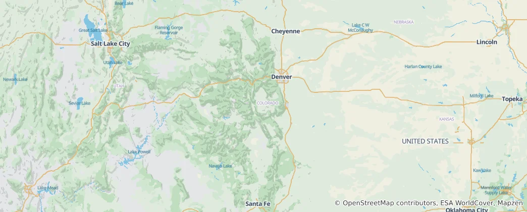 Mapa Colorado