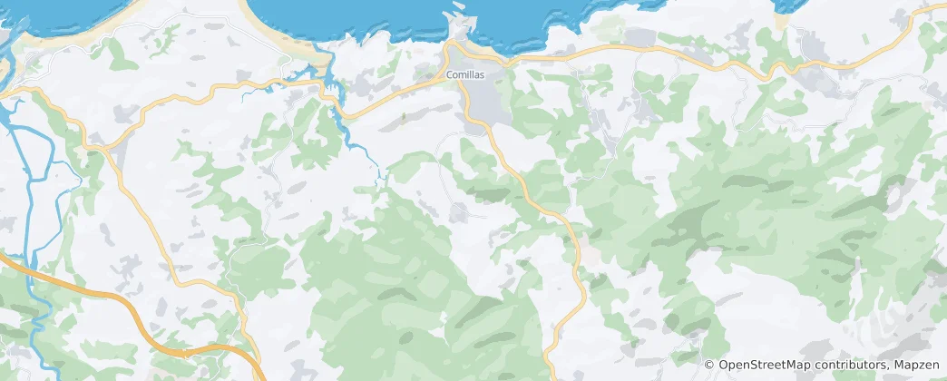 Mapa Comillas