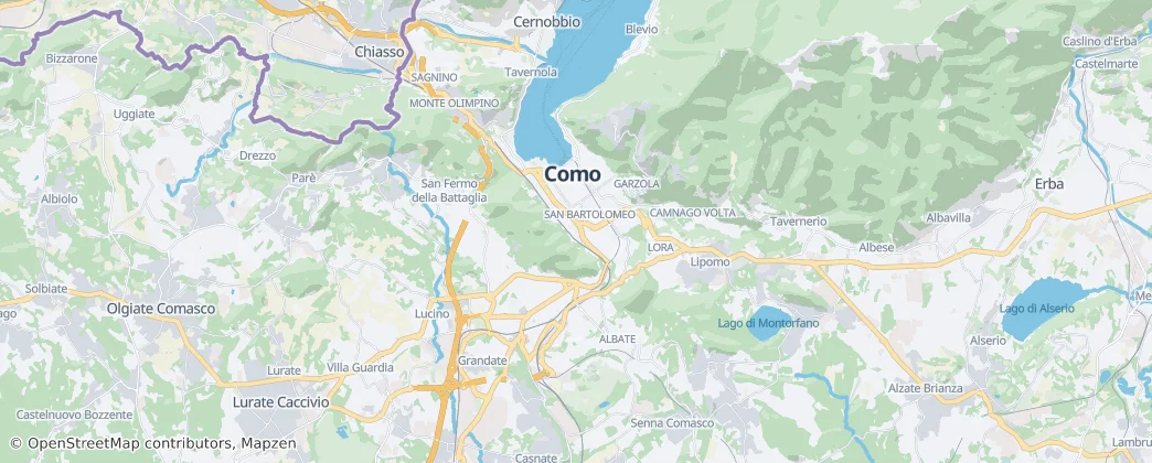 Côme — Carte