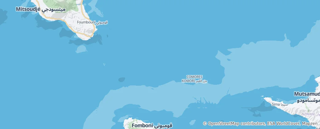 Map of Comoros