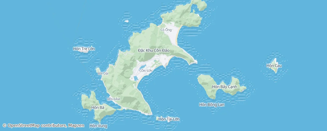 Côn Đảo – Mapa