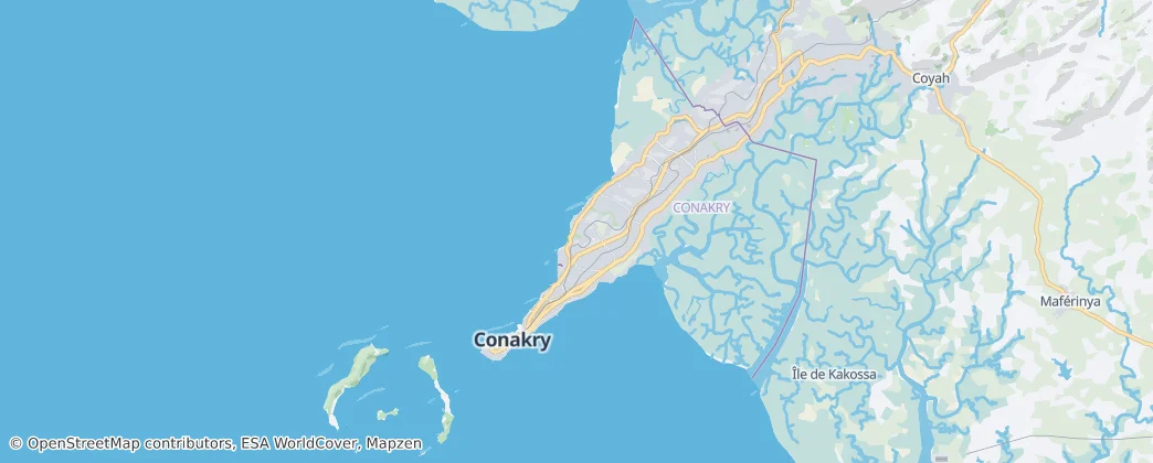 Conakry — Map