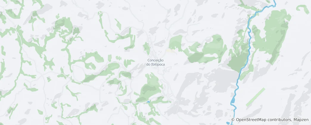 Karte von Conceição do Ibitipoca