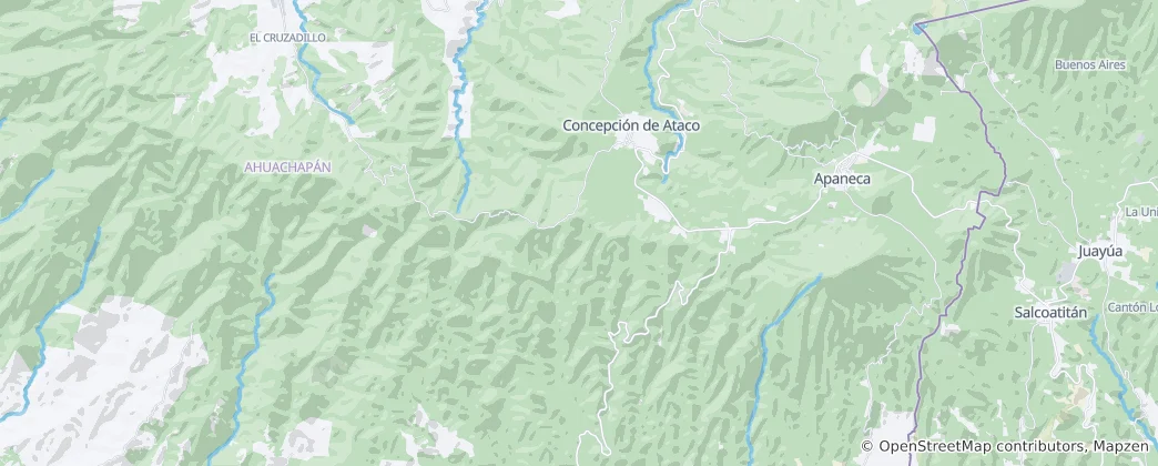Map of Concepción de Ataco