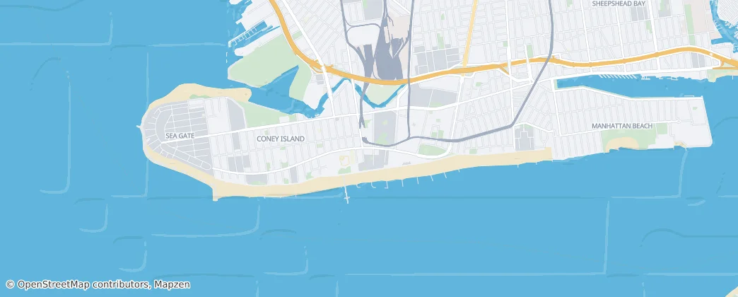 Coney Island — Map
