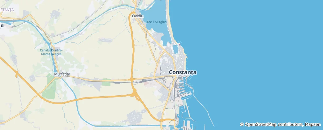 Map of Constanta