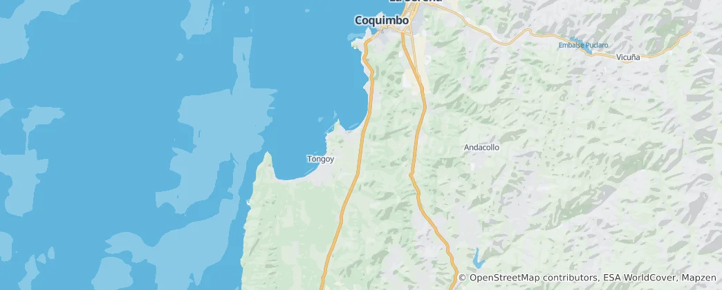 Karte von Coquimbo