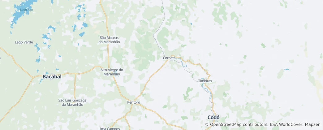 Térkép: Coroatá