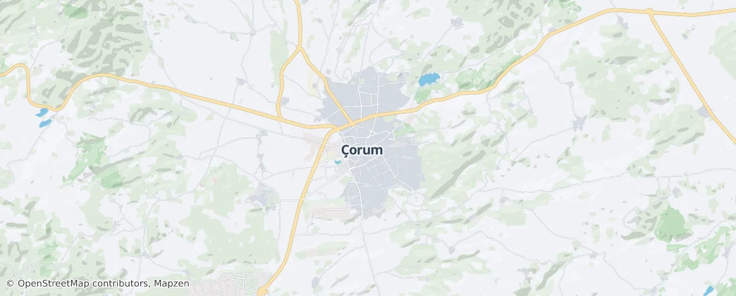 Çorum — Mapa
