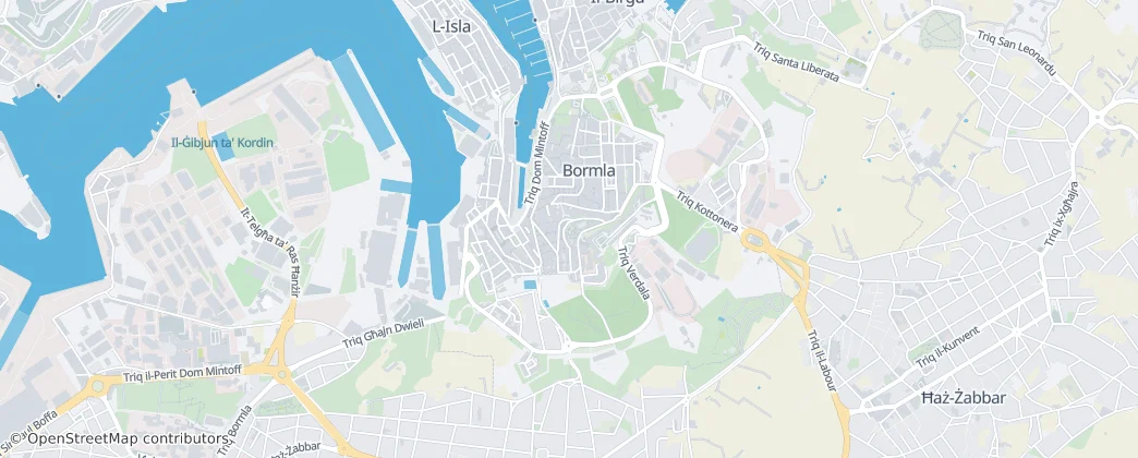 Cospicua — Mappa