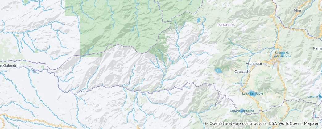Mapa Cotacachi Canton