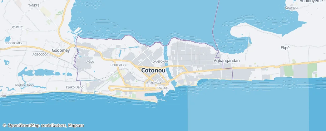 Cotonou — Map