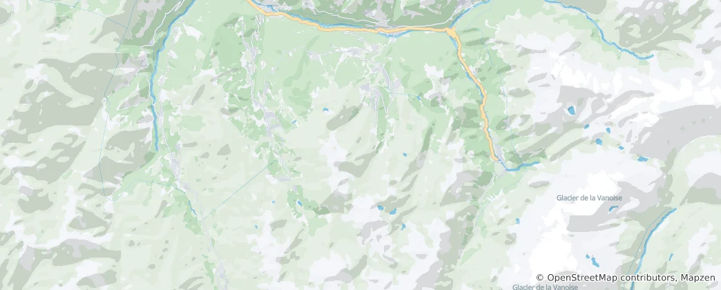 Carte de Courchevel