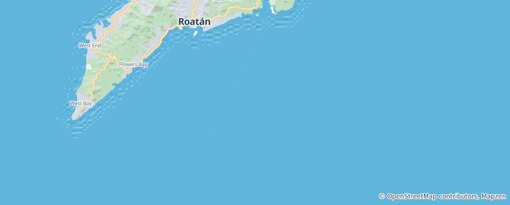 Map of Coxen Hole